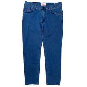 Marco Pescarolo Nerano M18 Jeans Men 48 (US 32) Blue Italian Straight Leg Luxury